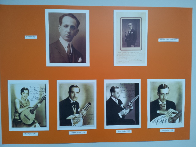 Vitrinas de la exposición