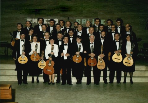 El Grupo Ibérico posando para la portada de un disco